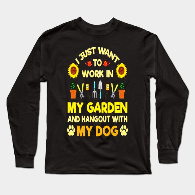 Gardening Long Sleeve T-Shirt by dgimstudio44